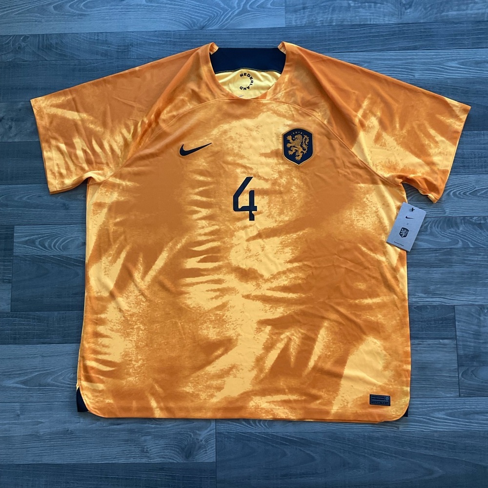 NWT VIRGIL Nike Netherlands 2022/23 Football Soccer Jersey Men’s 3XL DN0694-845